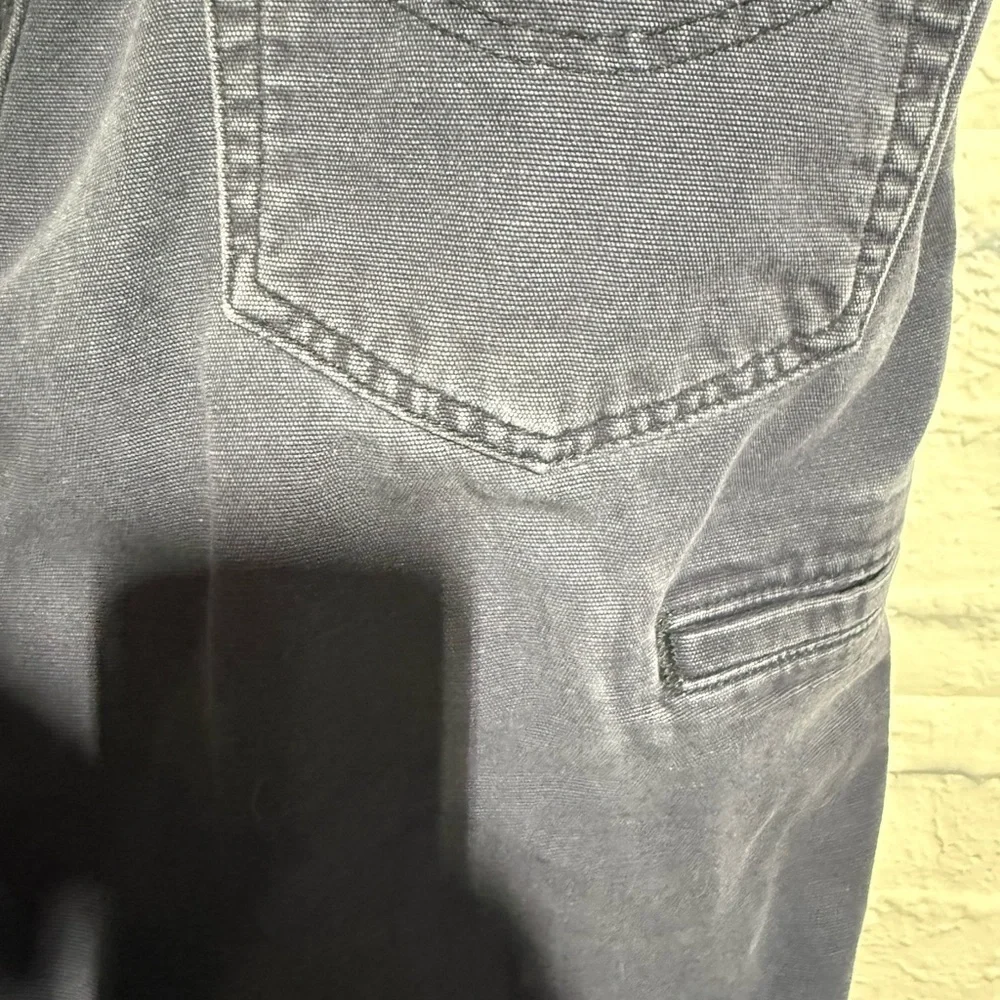 Men’s Carhartt Navy Work Pants, Size 36x34